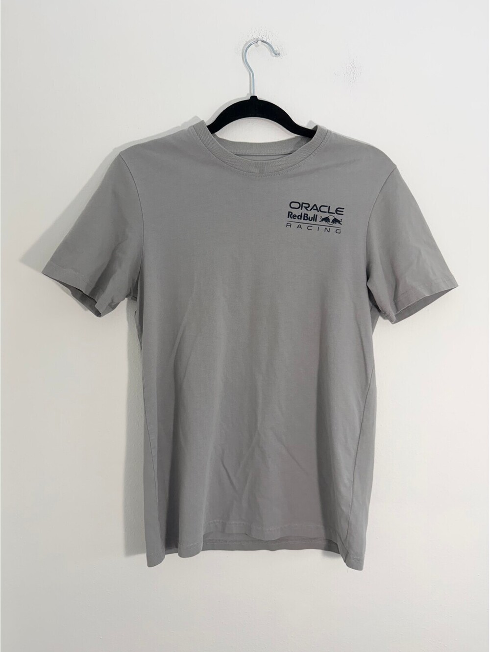 Oracle Red Bull Racing Castore Men’s Gray Logo T-Shirt Size S F1
